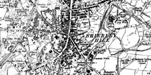 Map of Brierley Hill