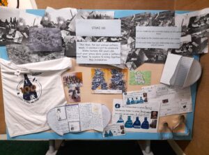 Stoke 100 display from a school in Stoke-on-Trent